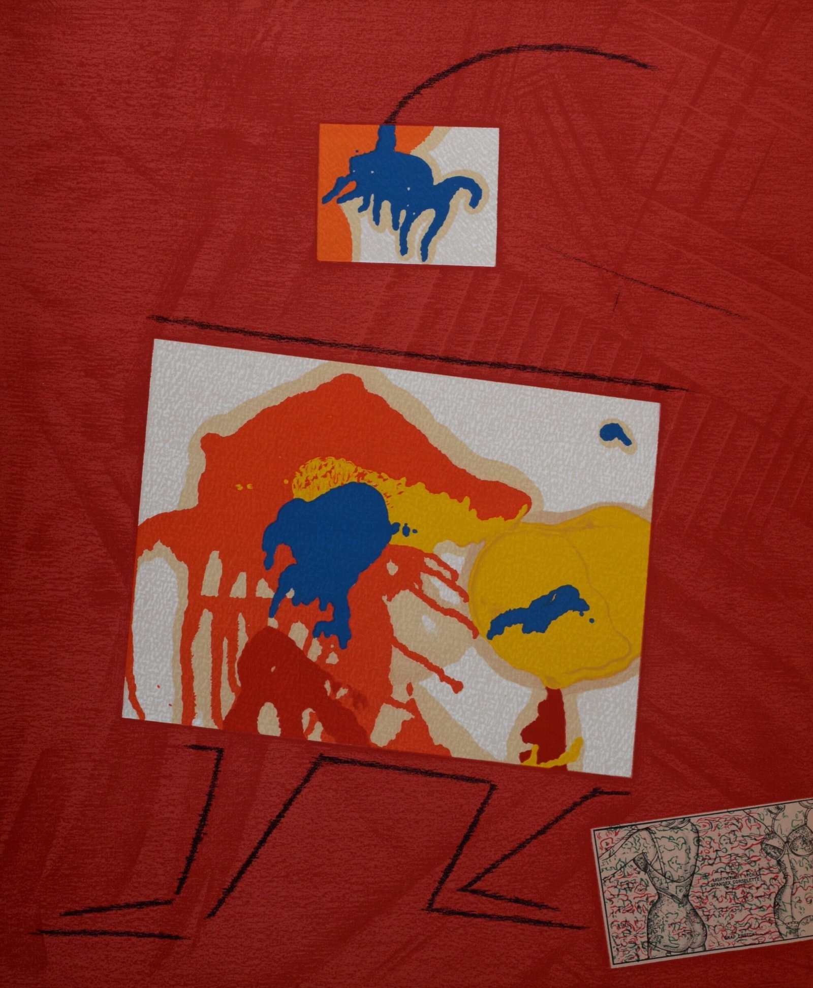 Max Ernst, Composition (Monod 2619; Spies/Leppien A19/C), Dent Prompte (1 of 4)