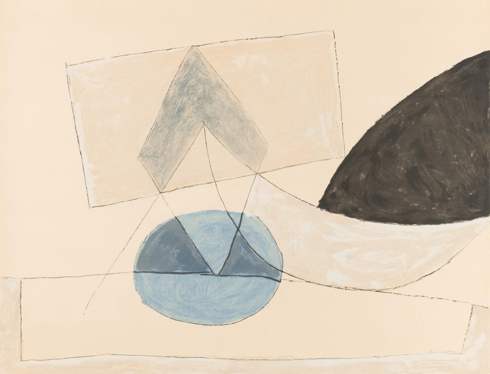 Pablo Picasso, Composition, Faunes et Flore d'Antibes, Limited Edition Lithograph (1 of 4)