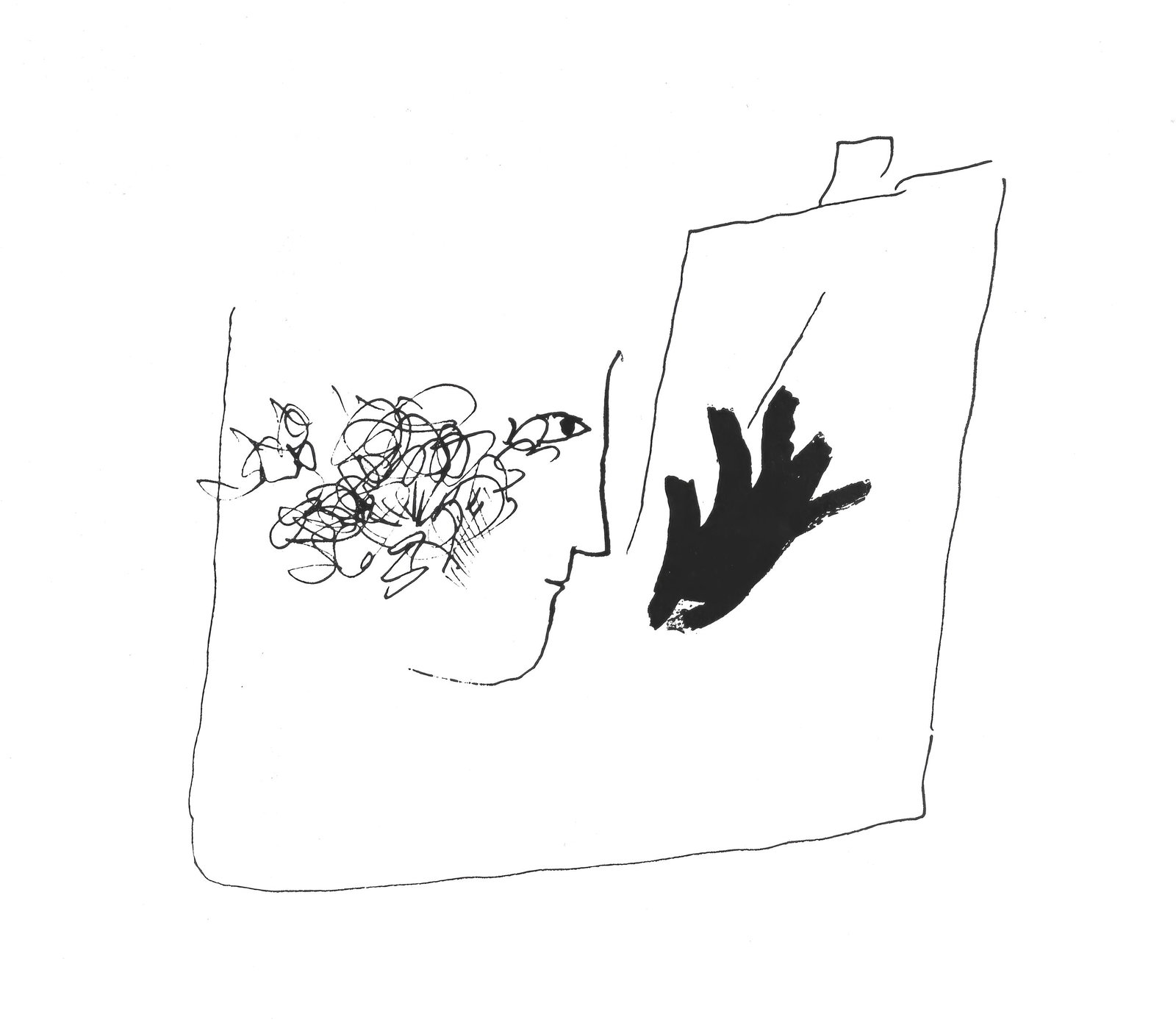 Marc Chagall, Untitled, from Derriere le miroir, Limited Edition Lithograph, 1964: This exquisite lithograph by Marc Chagall (1887-1985), titled Sans titre (Untitled), from the folio Derriere le miroir, No. 147, originates from the 1964 edition published by Maeght Editeur, Paris, an