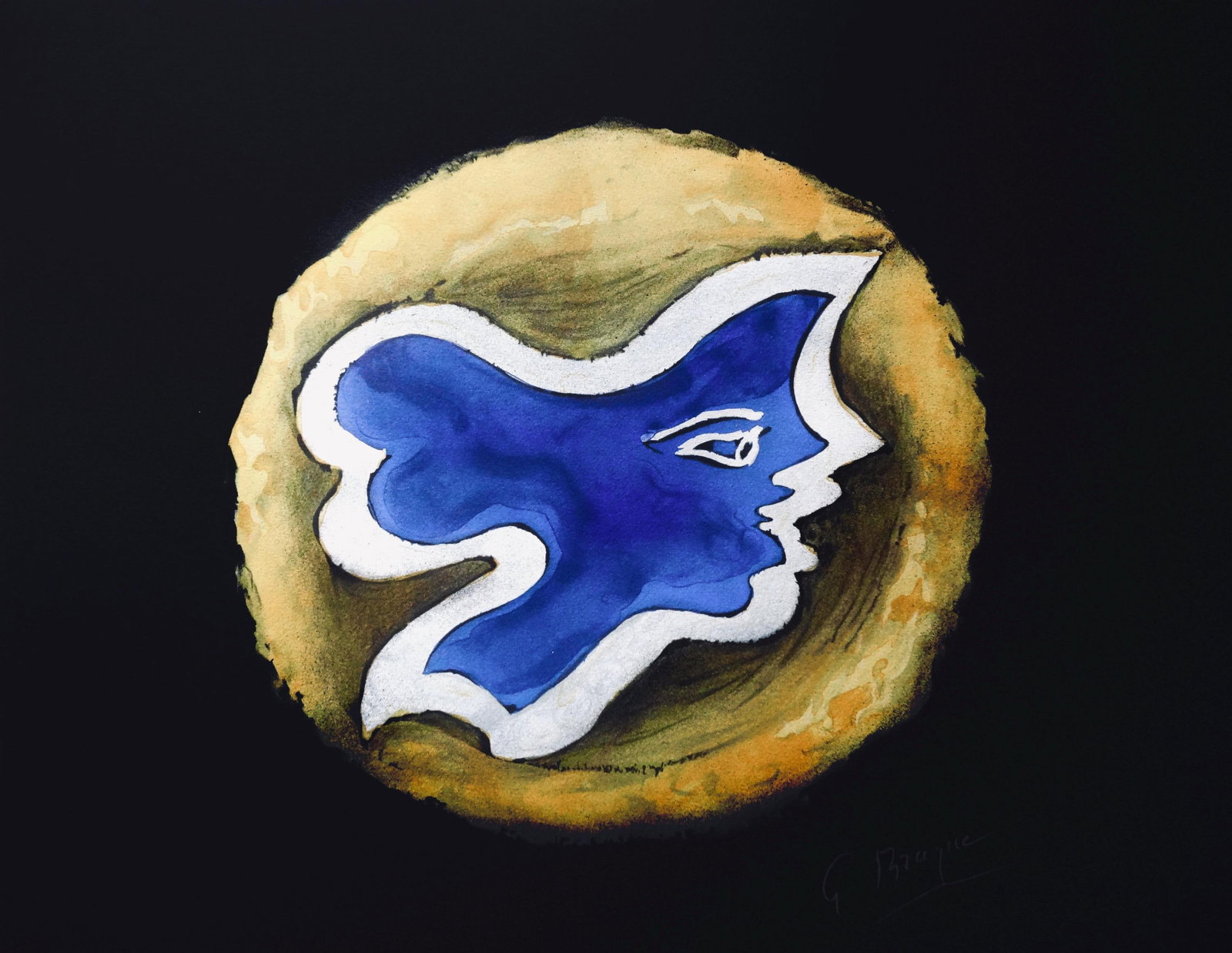 Georges Braque, Composition, Œdipe roi de Sophocle, Limited Edition Lithograph (1 of 4)