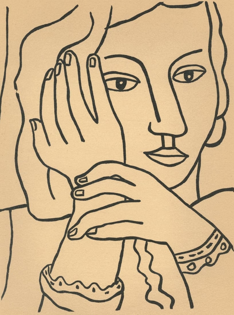 Fernand Leger, Composition, Mon ami Leger, Limited Edition Lithograph (1 of 4)