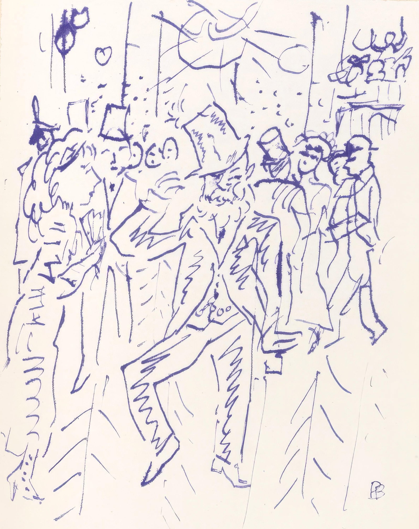 Pierre Bonnard, Untitled, from Correspondances, Limited Edition Lithograph, 1944 (1 of 4)