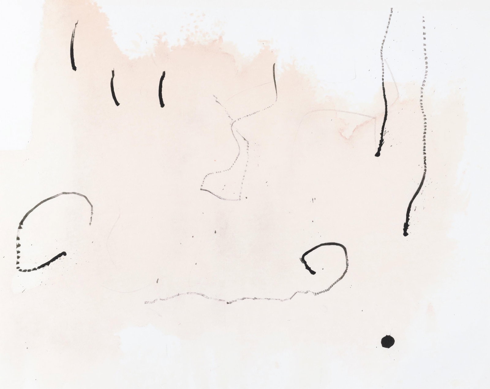 Joan Miro, Untitled, from Trace on the Water, Limited Edition Lithograph, 1963 (1 of 4)