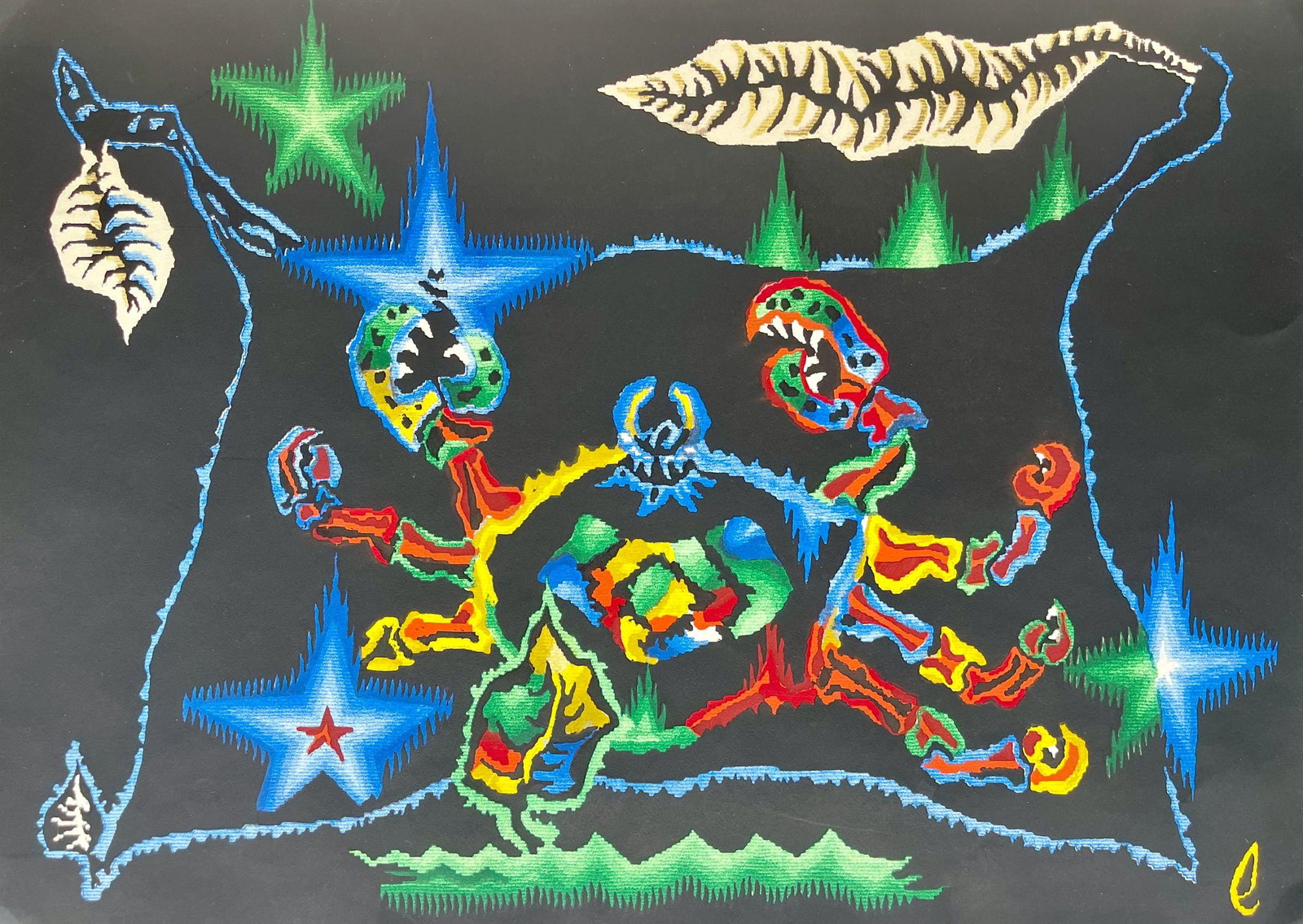 Jean Lurcat, Le Cancer (Cancer), Les Signes du zodiaque, Limited Edition Lithograph (1 of 4)