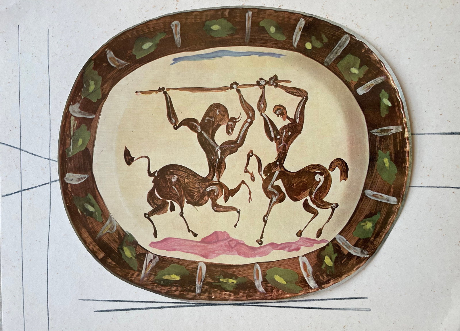 Pablo Picasso, etude pour la ceramique, Ceramiques de Picasso (Orozco 105), Limited Edition (1 of 4)