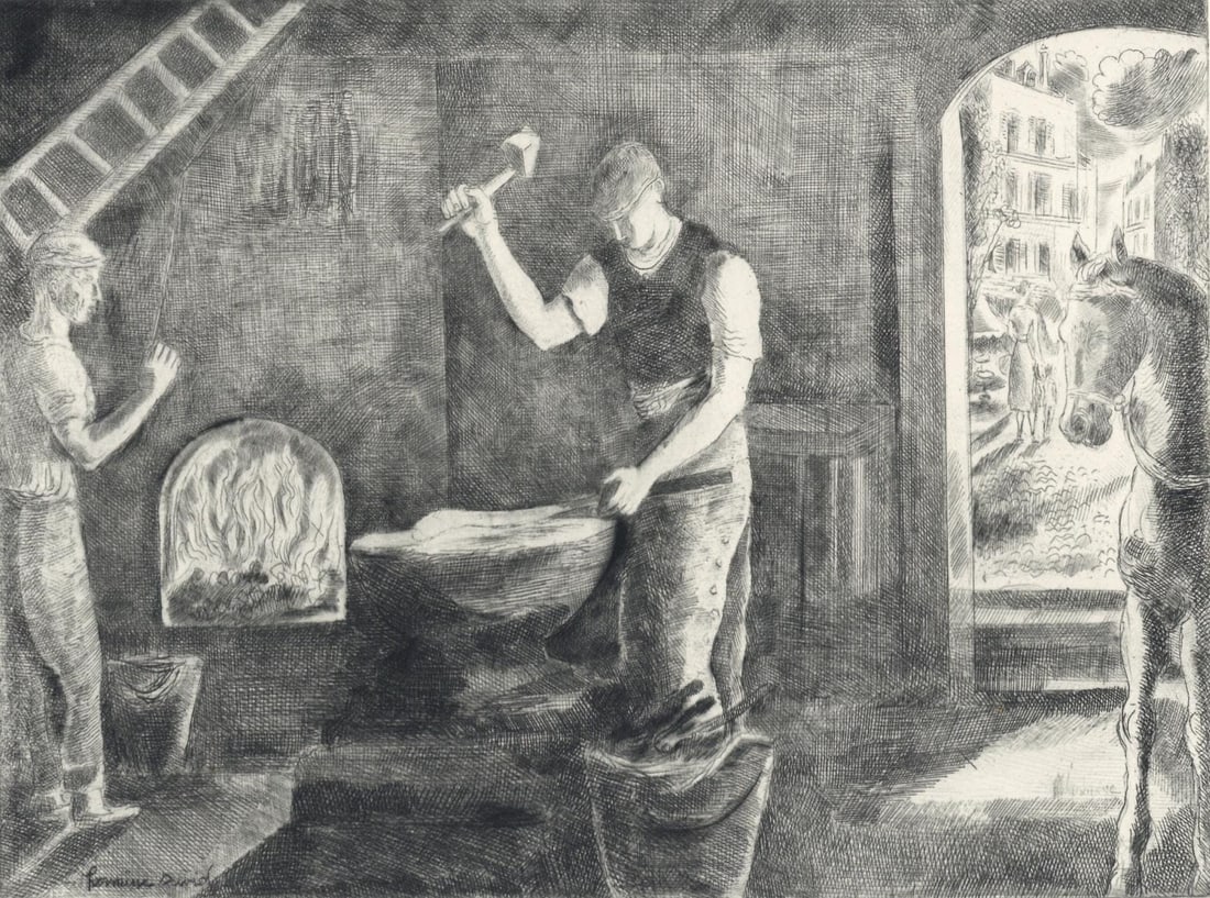 Hermine David, Composition, Alternance, Limited Edition Etching (1 of 4)