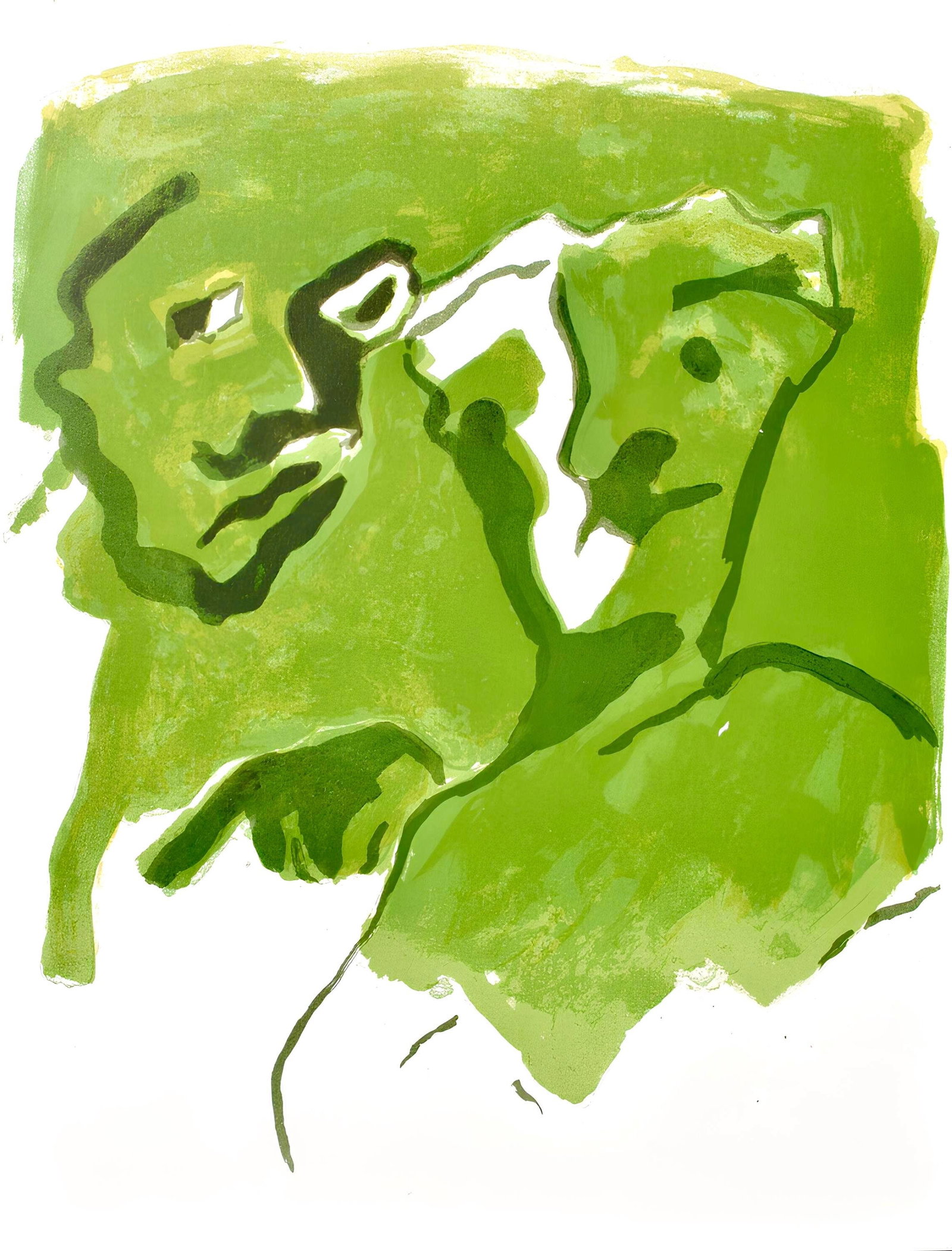 Francisco Bores, Composition, Œuvres completes d'Albert Camus, Limited Edition Lithograph: Lithograph on velin d'Arches filigrane paper. Paper Size: 11 x 8.5 inches. Excellent condition. Inscription: Unsigned and unnumbered, as issued. Notes: From the volume, Œuvres completes d'Albert Camu