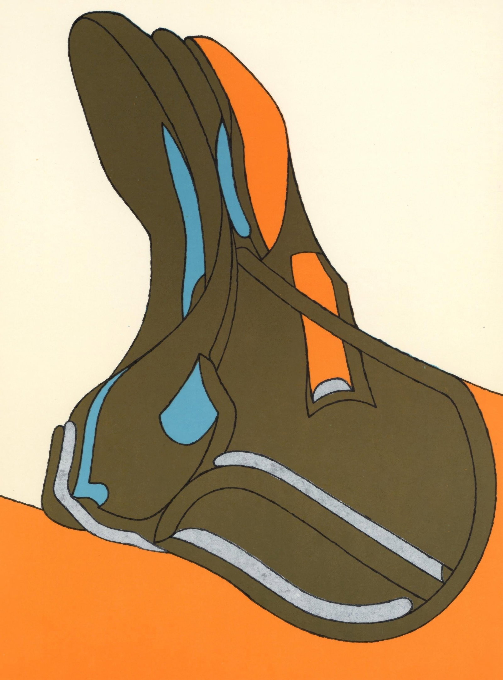 Herve Telemaque, Untitled, from Ediciones Poligrafa, Limited Edition Lithograph, 1979 (1 of 4)