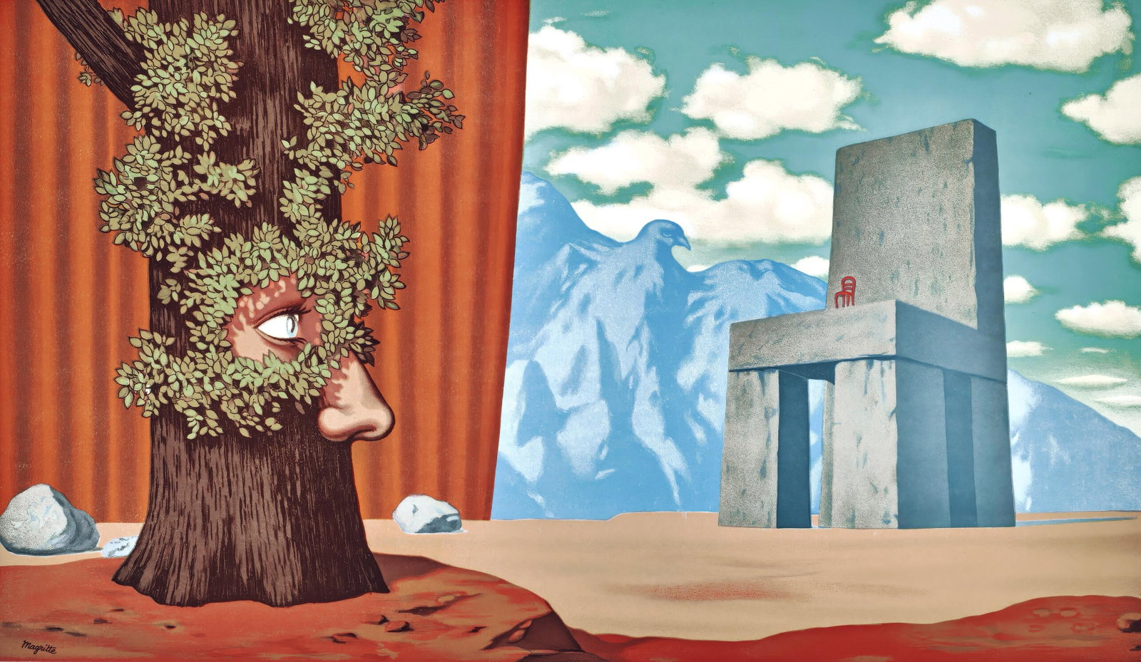 Rene Magritte, The Clearings of a Young Gaze..., from The Found Children of Magritte, Limited (1 of 4)