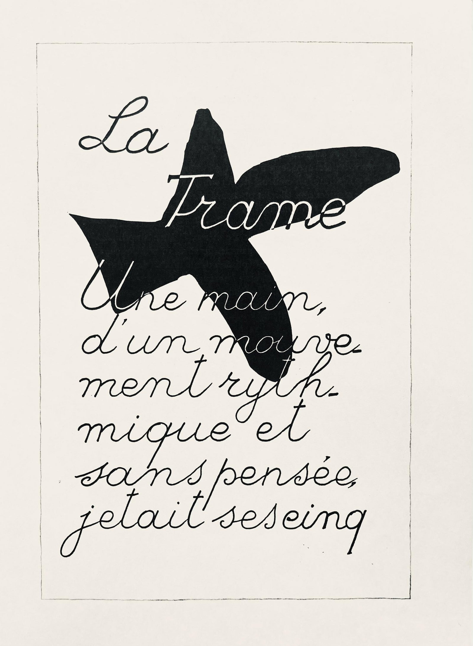 Georges Braque, Composition, Derriere le miroir, Limited Edition Lithograph: Lithograph on velin paper. Paper size: 15 x 11 inches. Excellent condition. Inscription: Unsigned and unnumbered, as issued. Notes: From Derriere le miroir, N deg 121-122, 1960. Published by Aime Maeg