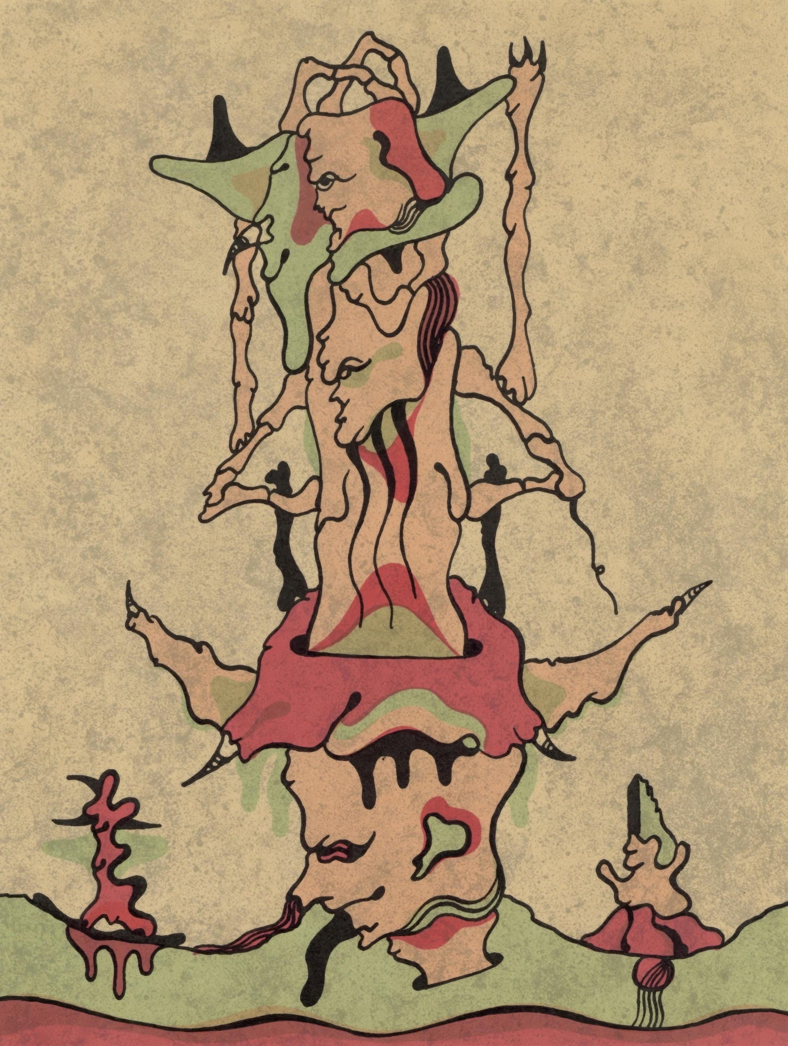 Jorge Camacho, Untitled, from Ediciones Poligrafa, Limited Edition Lithograph, 1979 (1 of 4)