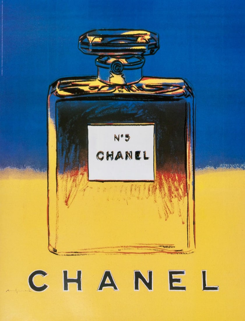Andy Warhol, Chanel No. 5, Official Edition Chanel Ltd. Advertising Campaign Lithograph, 1997 (1 of 4)