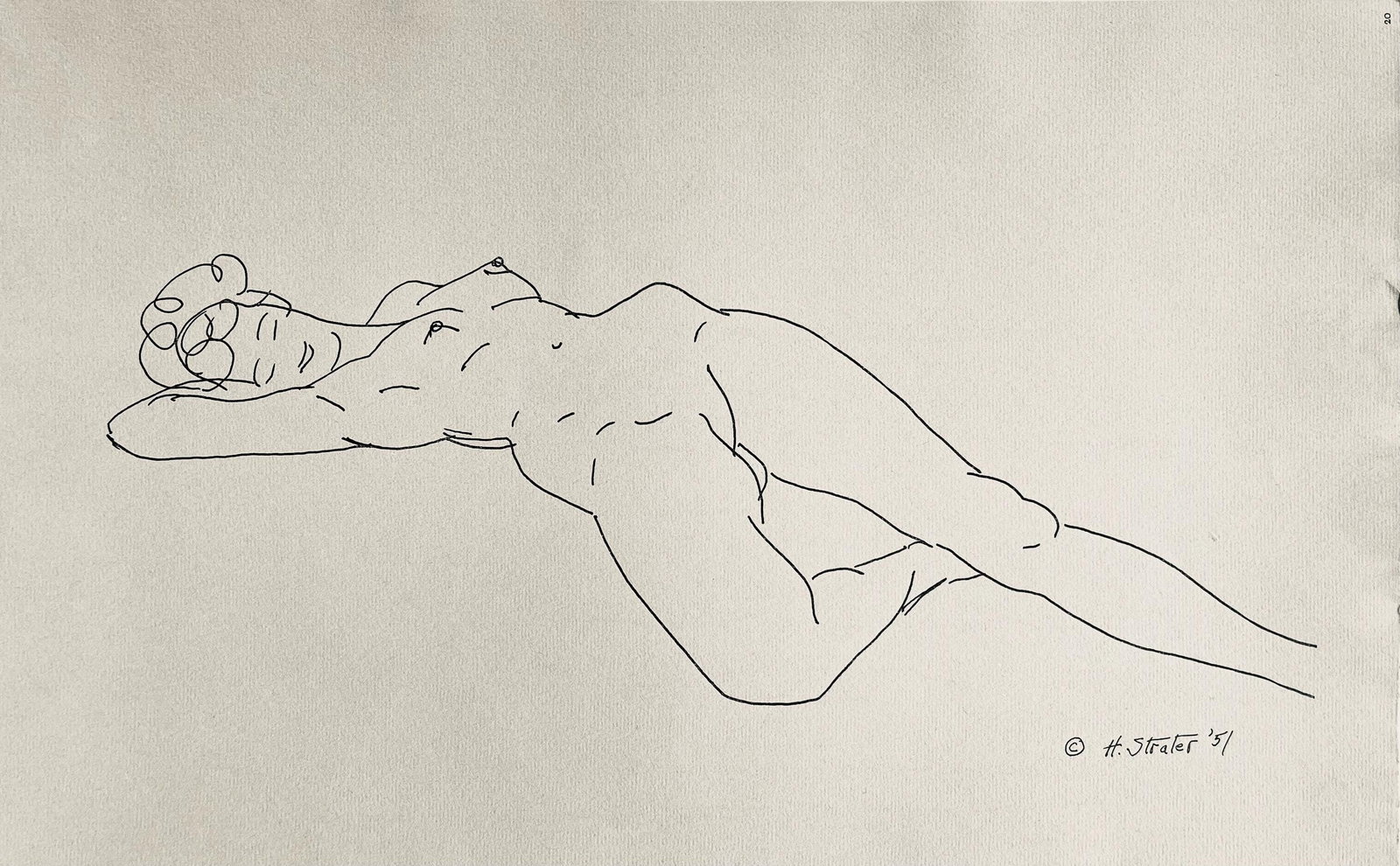 Henry Strater, Composition, 24 Drawings by Henry Strater, Limited Edition Lithograph (1 of 4)