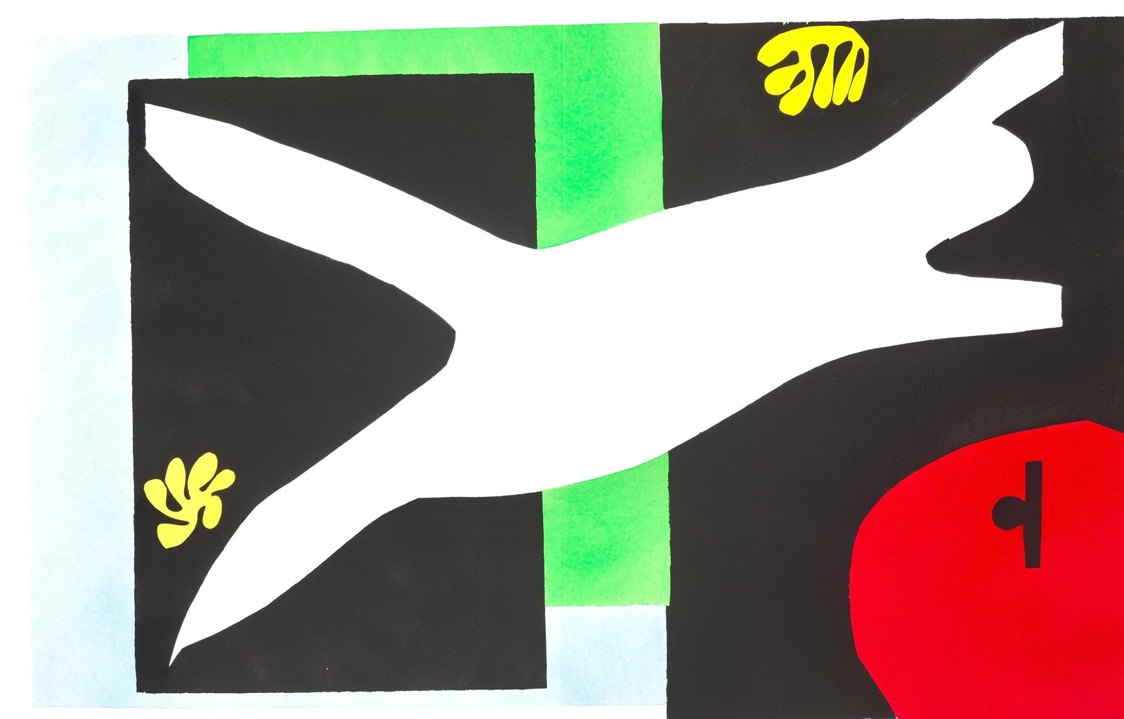 Henri Matisse, La Nageuse dans l'aquarium, Jazz, Special Edition for MoMA, Limited Edition: Heliogravure on velin paper. Paper Size: 15 x 22.5 inches, with centerfold, as issued. Inscription: Unsigned and unnumbered, as issued. Condition: Very good/excellent, consistent with age. Notes: