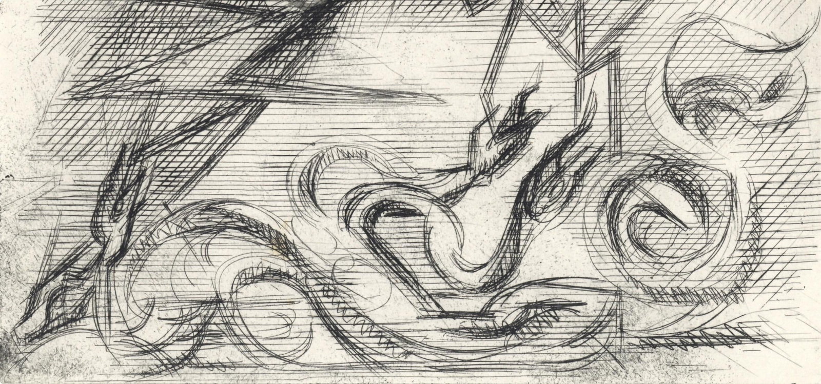 Jacques Villon, Composition, Alternance, Limited Edition Etching - 4