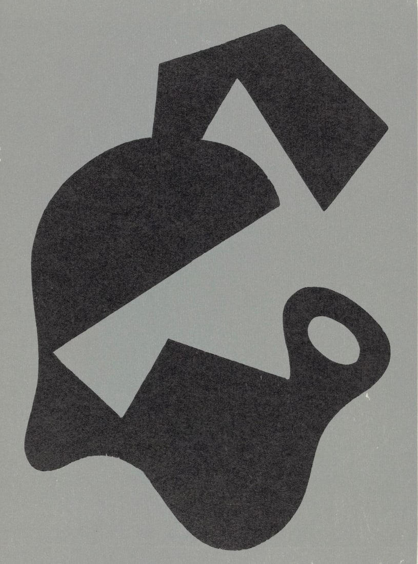 Hans Jean Arp, Composition (Arntz 148-175; Hagenbach A 25; Bolliger 54), Dreams and Projects,: Woodcut on velin d'Arches paper. Paper size: 11.25 x 8.875 inches. Excellent condition. Inscription: Unsigned and unnumbered, as issued. Notes: From the folio, Jean Arp, Dreams and Projects,