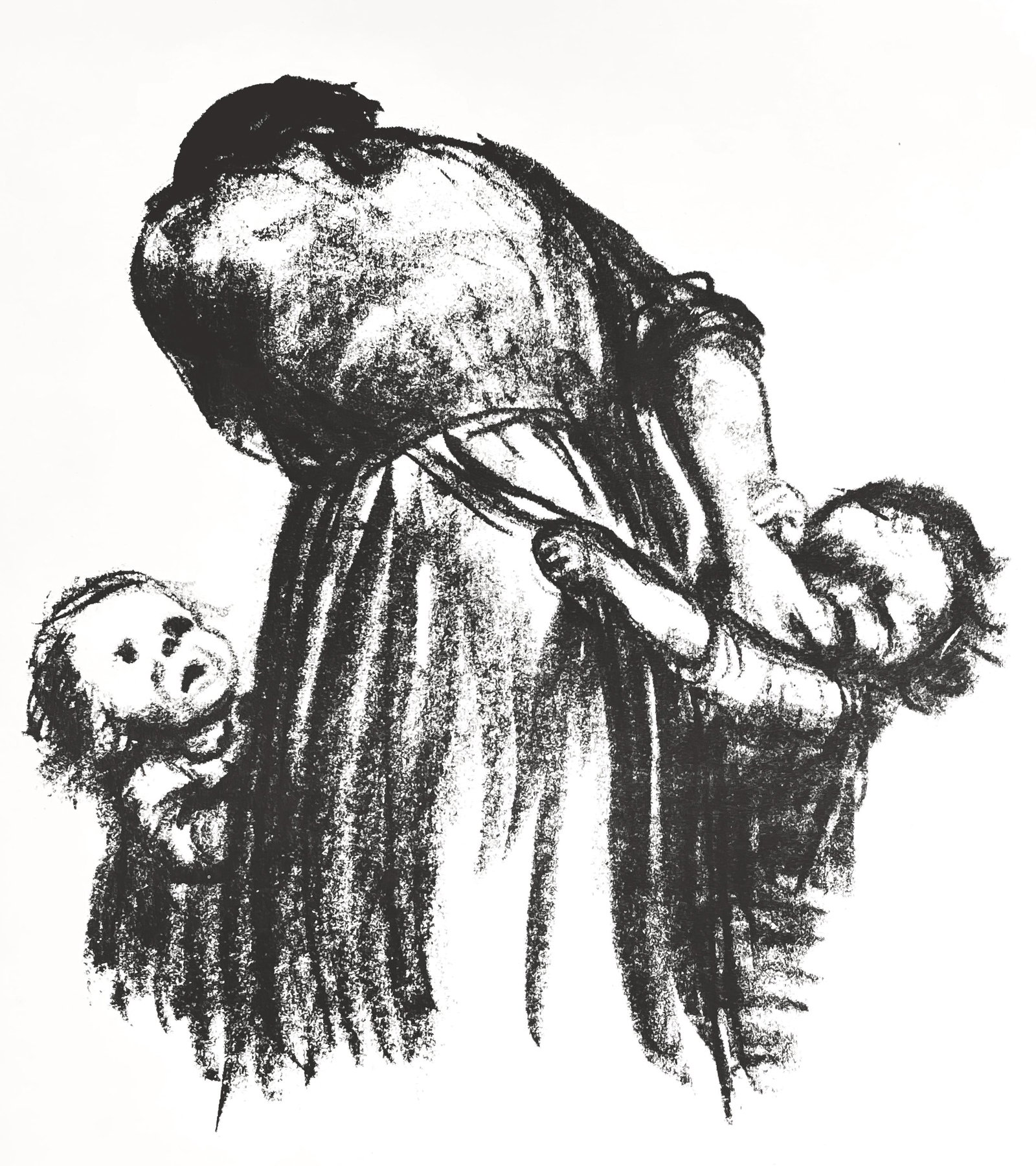 Kathe Kollwitz, Bread!, from Ten Lithographs, Limited Edition Lithograph, 1941 (1 of 4)