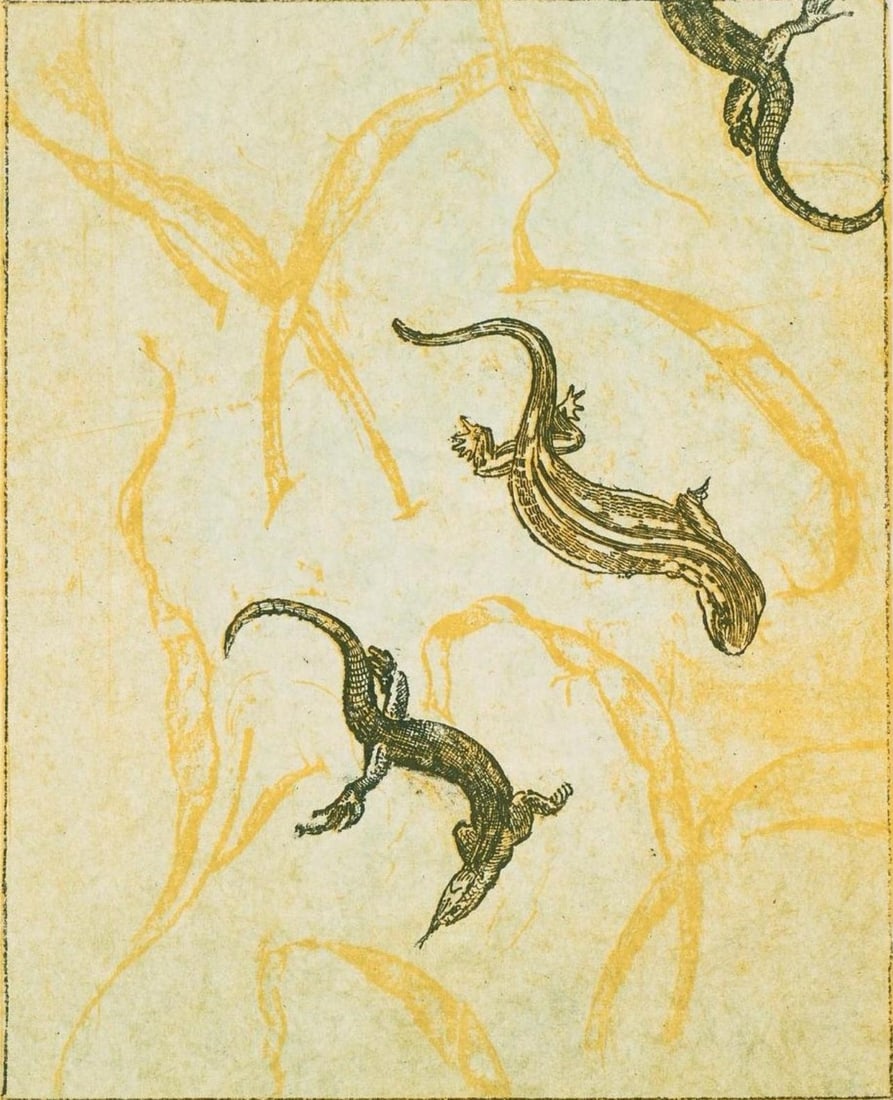 Max Ernst, Composition (Spies/Leppien 218), La Ballade du Soldat, Limited Edition Lithograph: Lithograph on velin d'Arches paper. Paper size: 21.875 x 15 inches. Excellent condition. Unsigned and unnumbered, as issued. Notes: From the folio, La Ballade du Soldat, 34 Lithographies Originales de