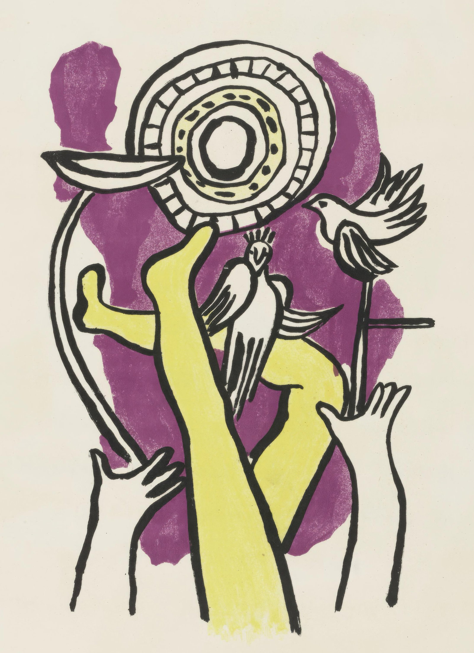 Fernand Leger, Untitled, from Circus, Limited Edition Lithograph, 1950 (1 of 4)