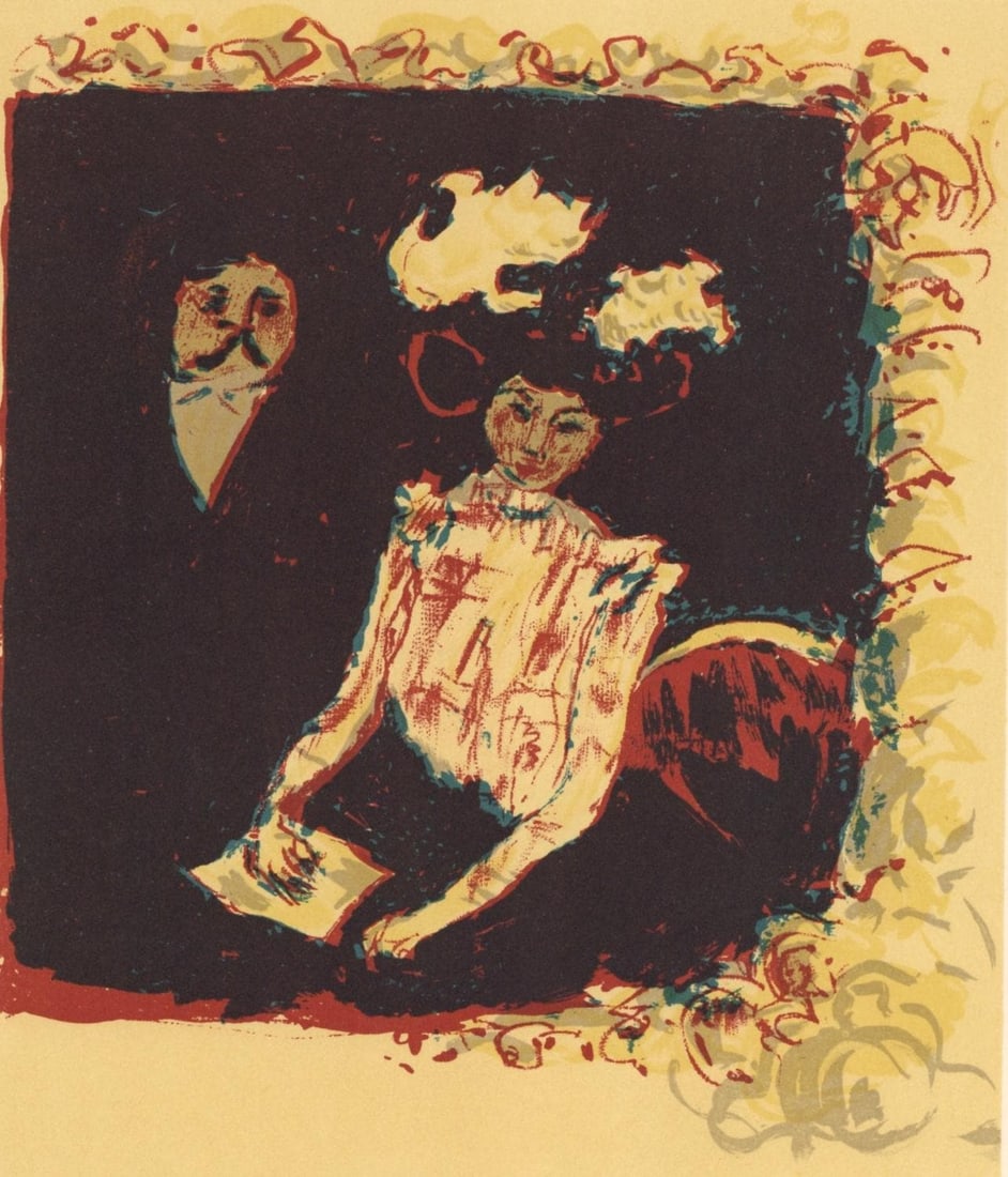 Pierre Bonnard, Frontispiece, Bonnard Lithographe, Limited Edition Lithograph (1 of 4)