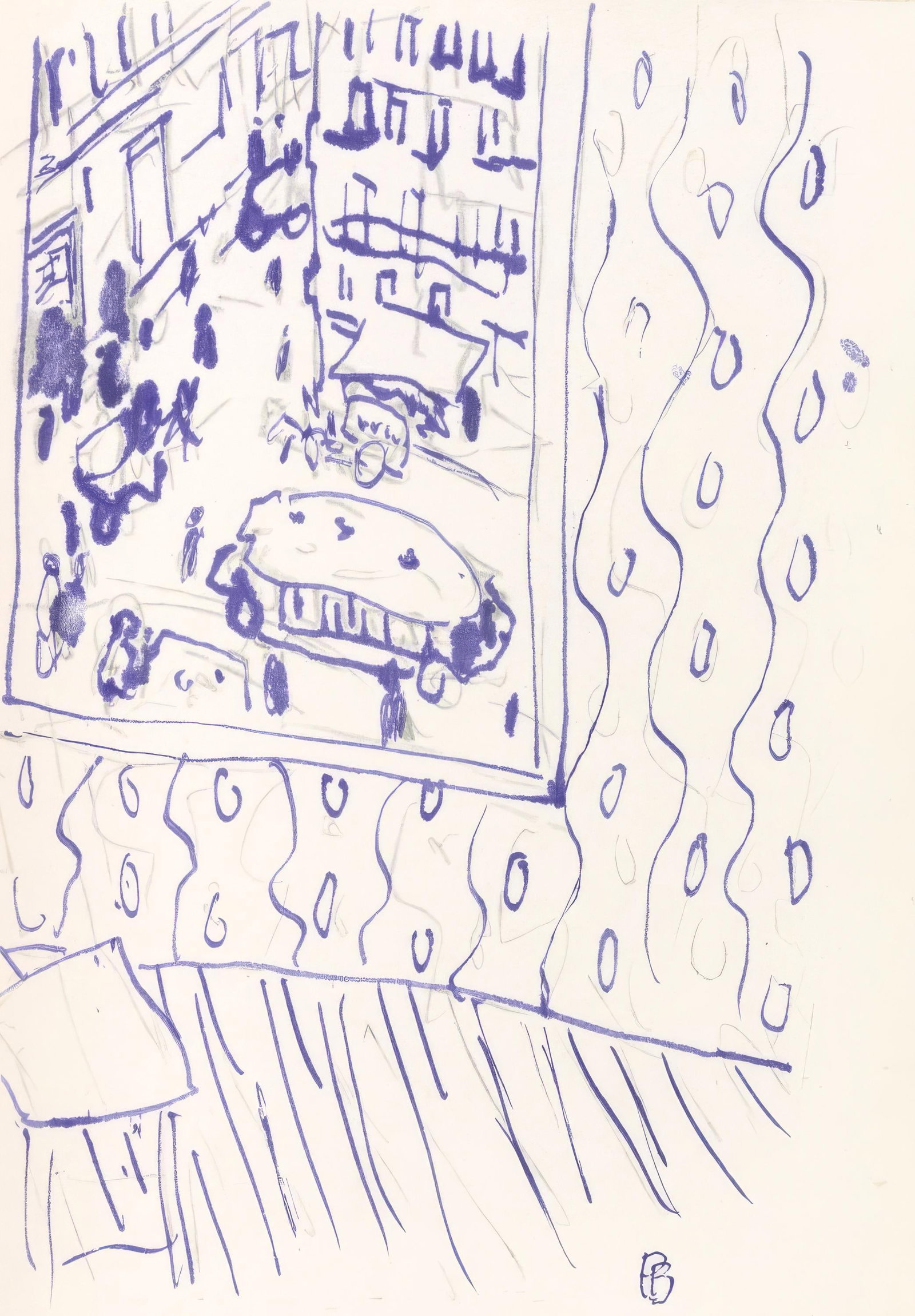 Pierre Bonnard, Untitled, from Correspondances, Limited Edition Lithograph, 1944 (1 of 4)