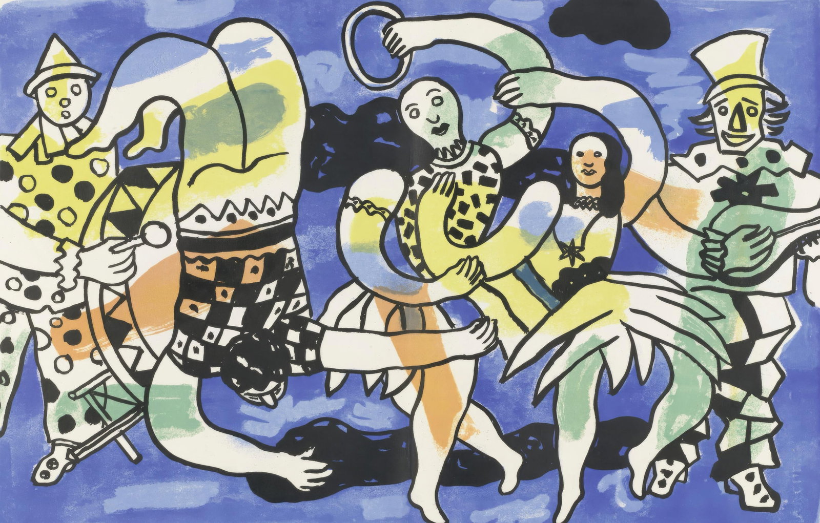 Fernand Leger, Untitled, from Circus, Limited Edition Lithograph, 1950 (1 of 4)