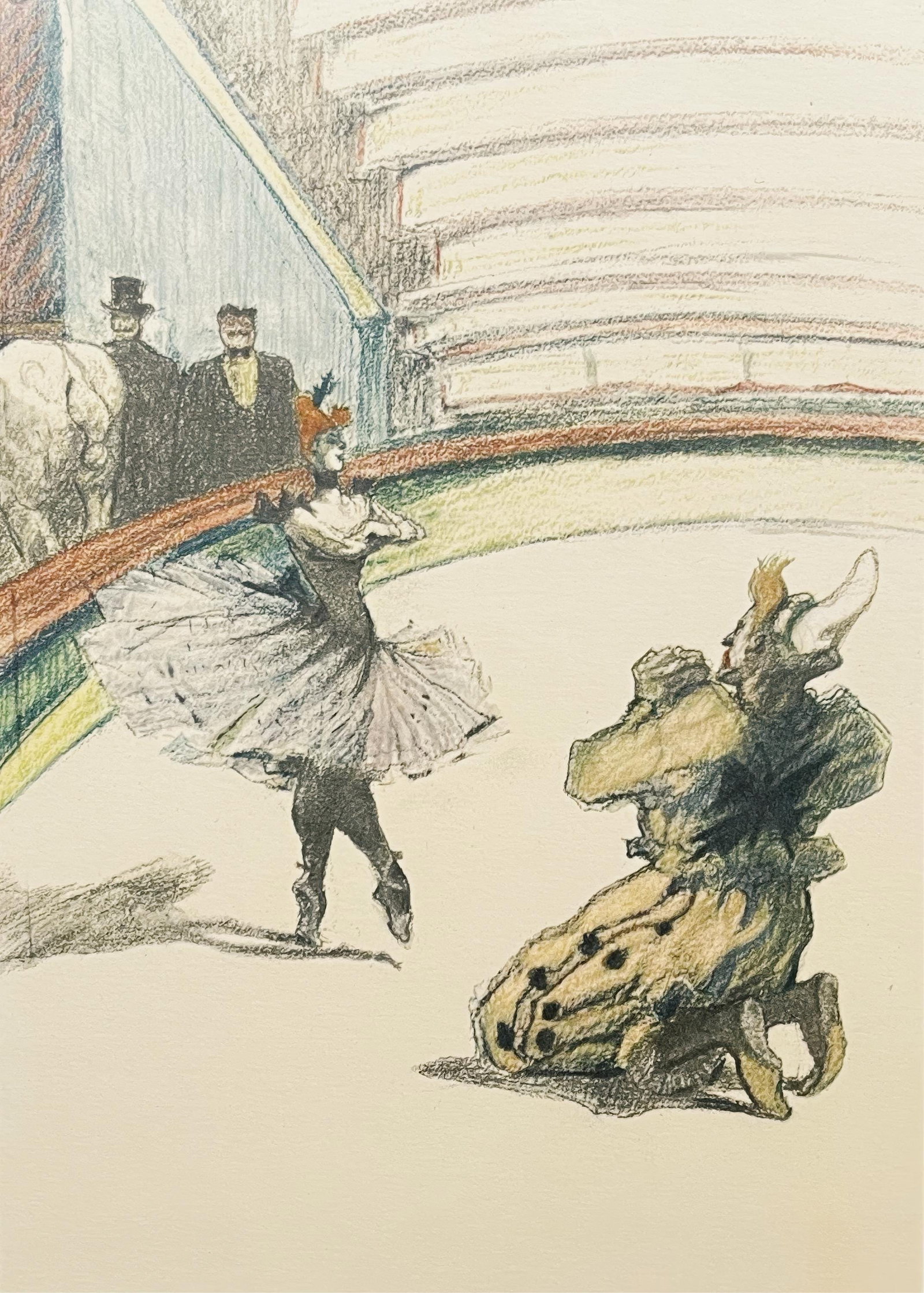 Henri de Toulouse-Lautrec, Curtain Call, Limited Edition Lithograph, 1967 (1 of 4)