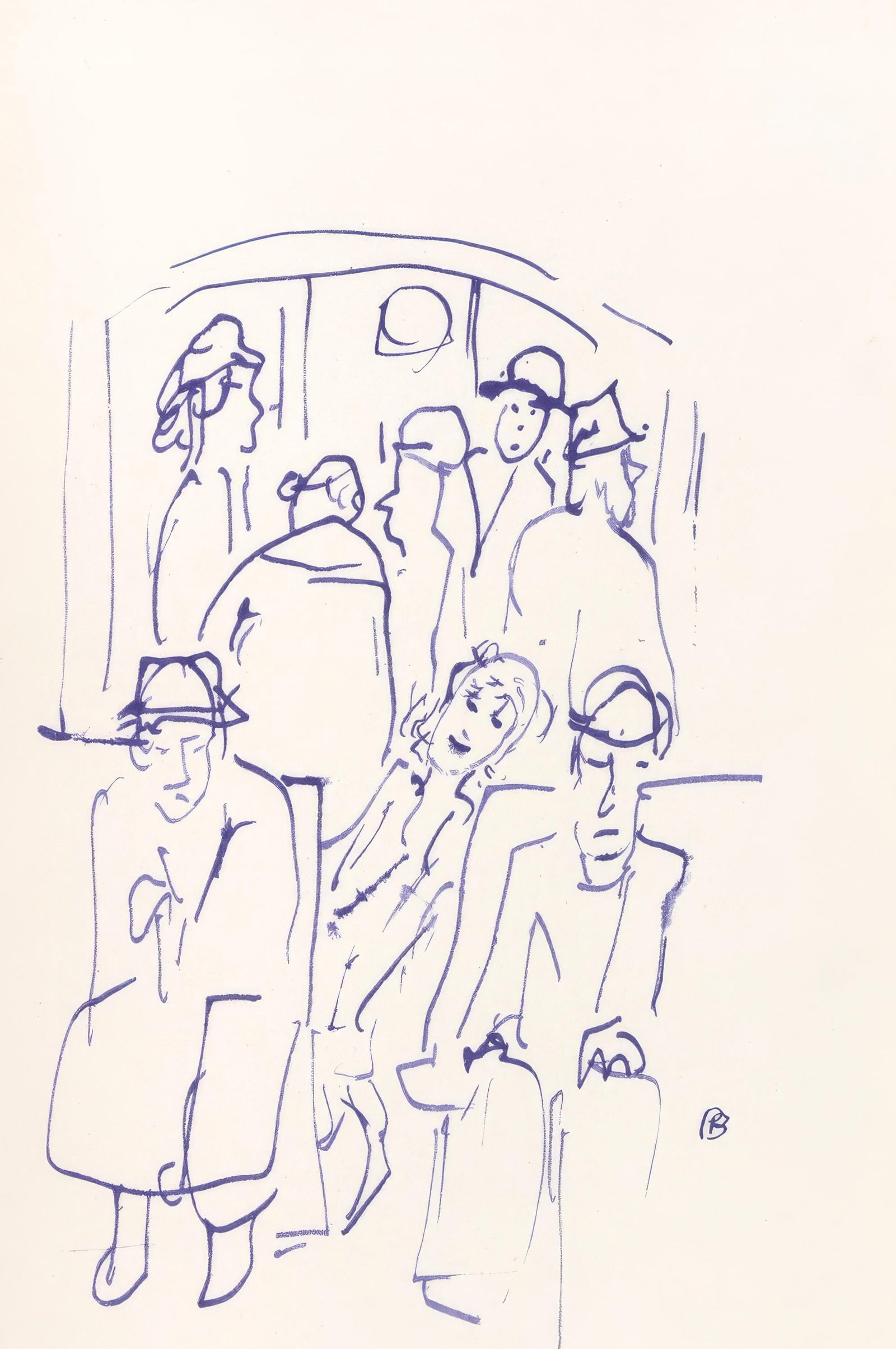 Pierre Bonnard, Untitled, from Correspondances, Limited Edition Lithograph, 1944 (1 of 4)