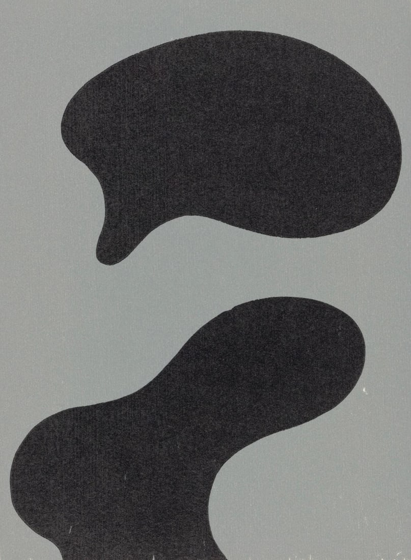 Hans Jean Arp, Composition (Arntz 148-175; Hagenbach A 25; Bolliger 54), Dreams and Projects,: Woodcut on velin d'Arches paper. Paper size: 11.25 x 8.875 inches. Excellent condition. Inscription: Unsigned and unnumbered, as issued. Notes: From the folio, Jean Arp, Dreams and Projects,