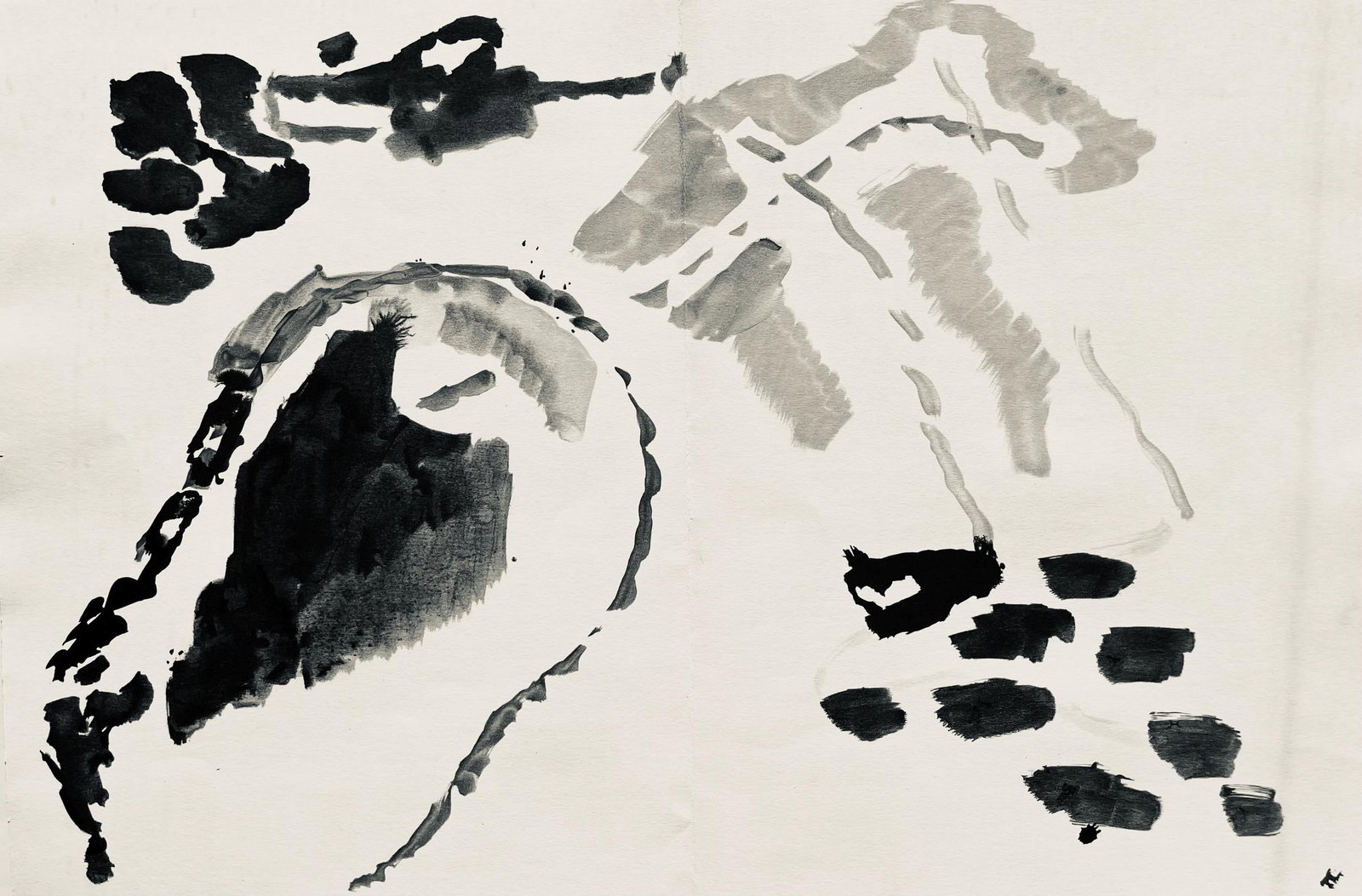 Pierre Tal-Coat, Composition, Derriere le miroir, Limited Edition Lithograph (1 of 4)