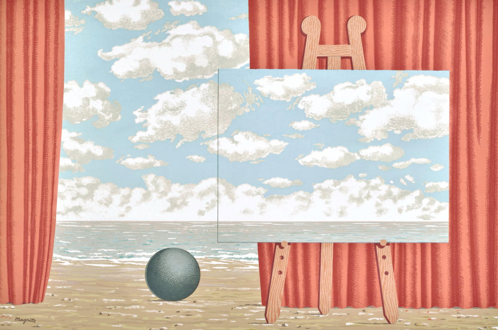 Rene Magritte, The Beautiful Captive, from The Found Children of Magritte, Limited Edition (1 of 4)