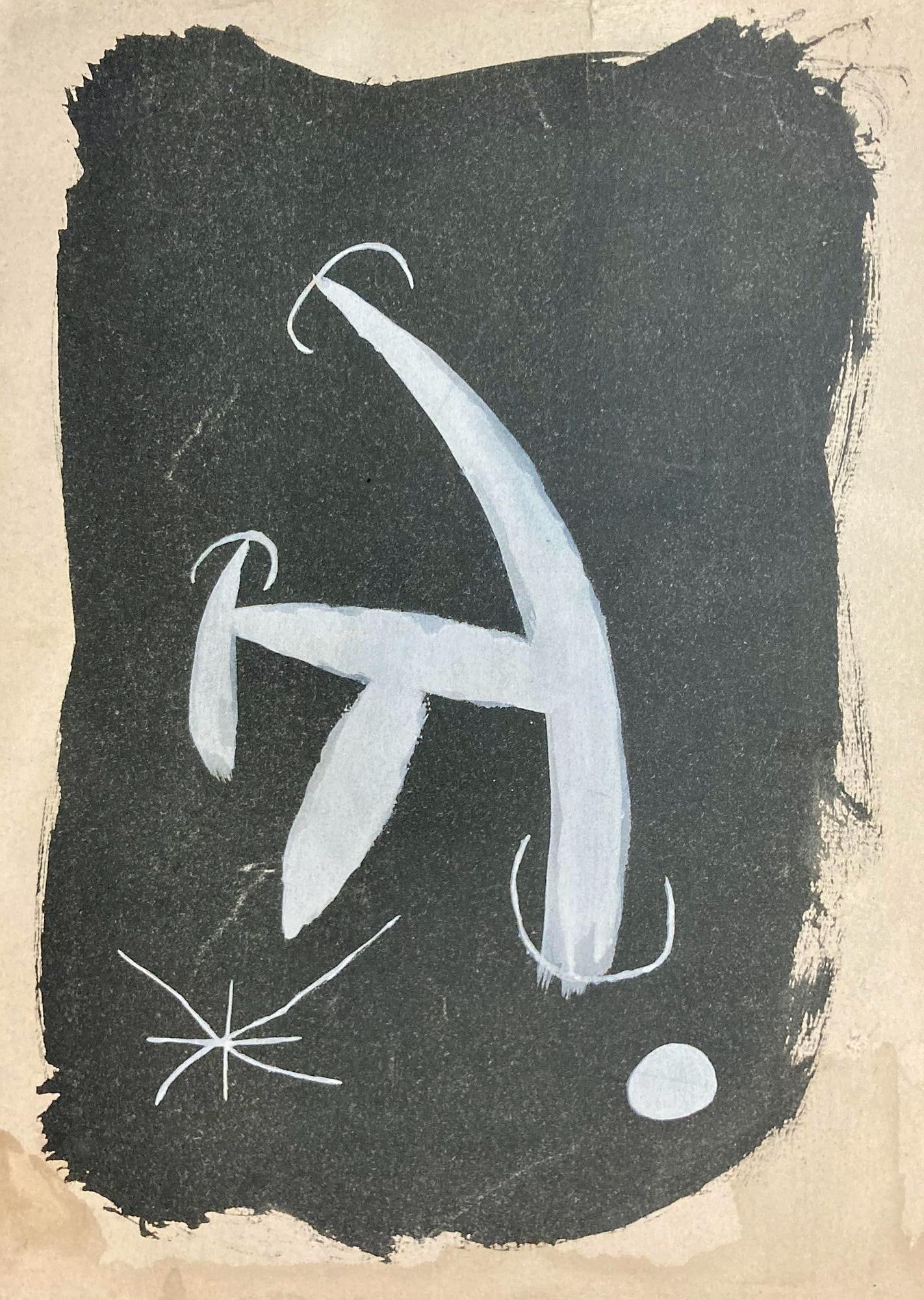 Joan Miro, L'Oiseau solaire, L'Oiseau lunaire, Etincelles (Cramer 117; Dupin 447-48), Limited (1 of 4)