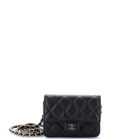Chanel Classic Flap Clutch with Chain