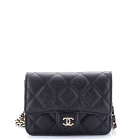 Chanel Classic Flap Clutch with Chain