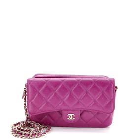 Chanel Classic Flap Phone Holder with Chain