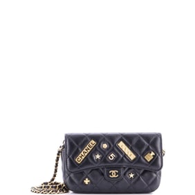 Chanel Lucky Charms Classic Flap Phone Holder with Chain