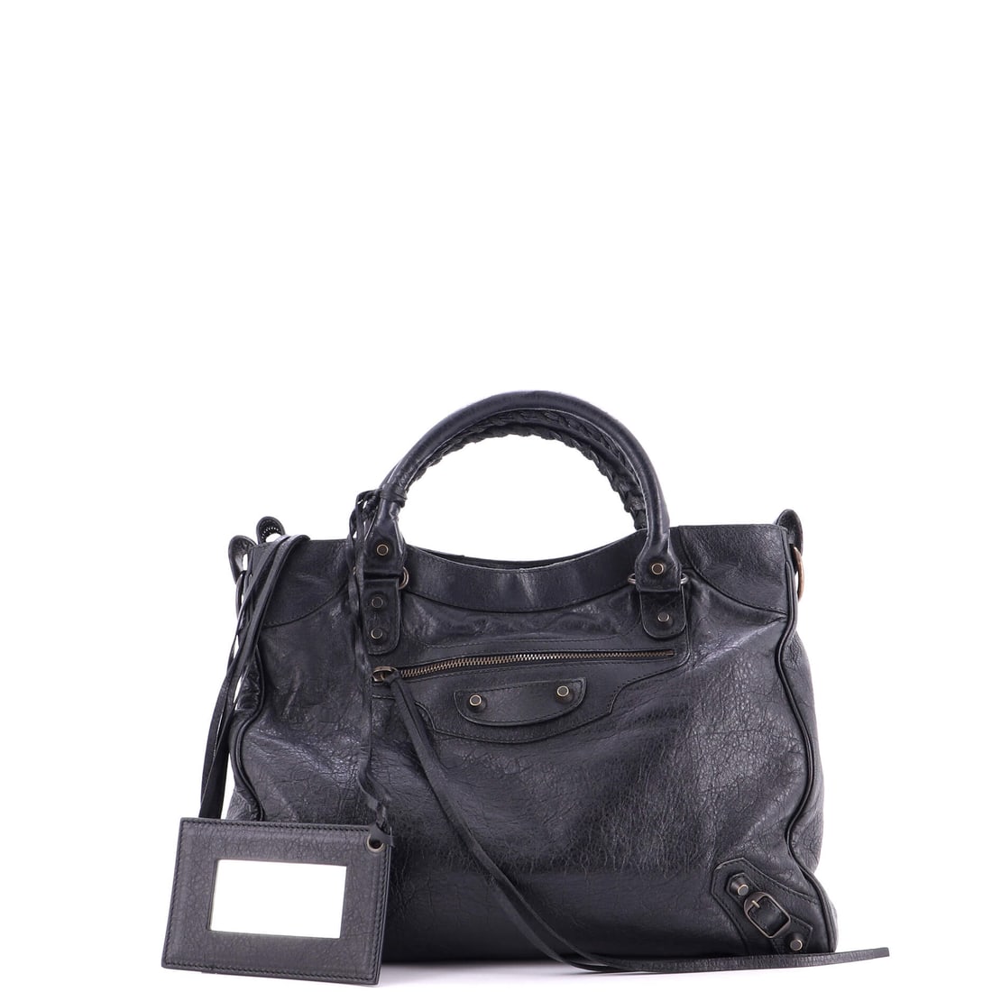 Balenciaga City Classic Studs Bag Leather Medium