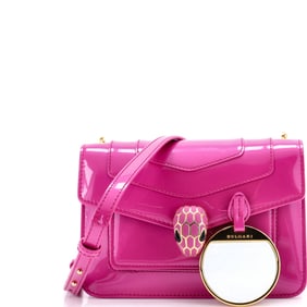 Bvlgari Serpenti Forever Shoulder Bag Patent Small