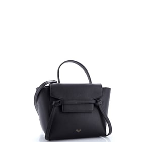 Celine Belt Bag Textured Leather Nano