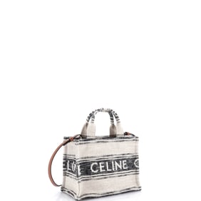 Celine Cabas Thais Tote Printed Canvas Small