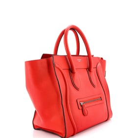 Celine Luggage Bag Grainy Leather Mini