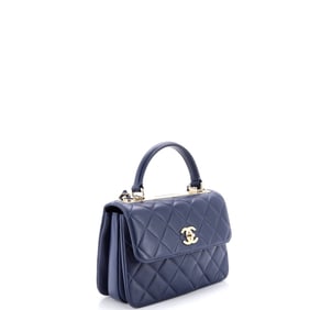 Chanel Trendy CC Top Handle Bag Quilted Lambskin Small