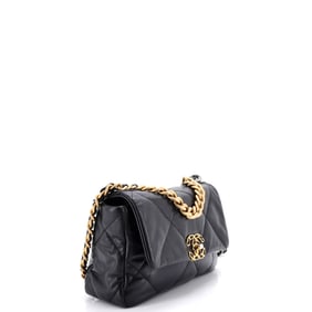 Chanel 19 Flap Bag Quilted Leather Medium