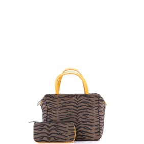 Fendi Zip Tote Printed Jacquard