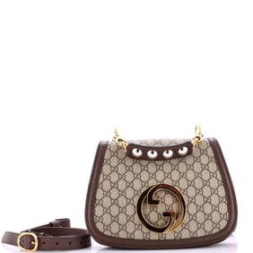 Gucci Blondie NM Top Handle Bag GG Coated Canvas Medium