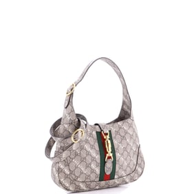 Gucci x Balenciaga The Hacker Project Jackie 1961 Hobo GG Coated Canvas Small