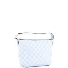 Gucci Ophidia Zip Shoulder Bag GG Coated Canvas Super Mini