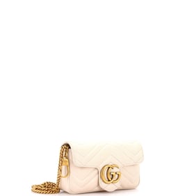Gucci GG Marmont Flap Bag Matelasse Leather Super Mini