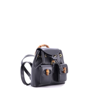 Gucci Bamboo Backpack Leather Small