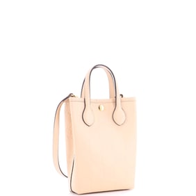 Gucci Vertical Tote GG Embossed Leather Mini